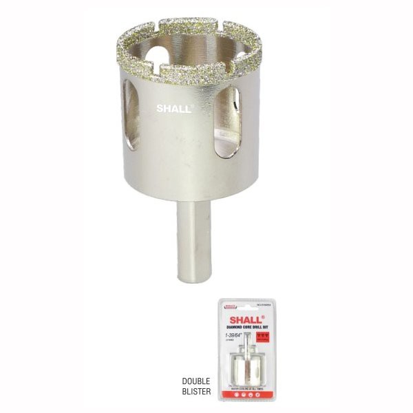 Electro-plated diamond core bits